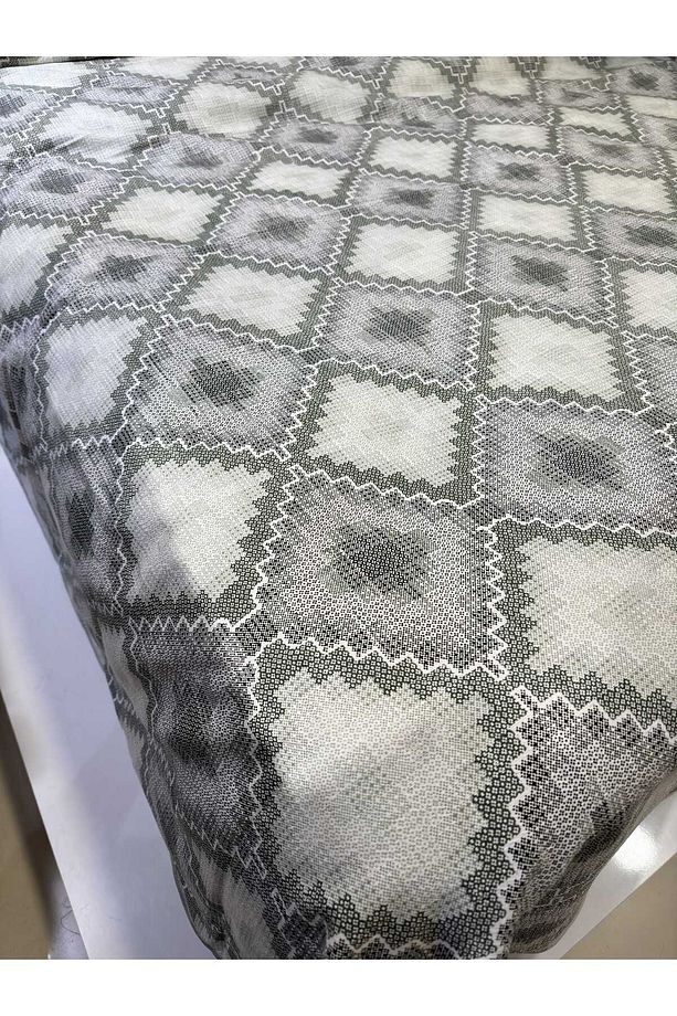 Kaneviçe Desen Baskılı 150x240 Cm. Tek Kişilik Tek Pike - Mint - 7