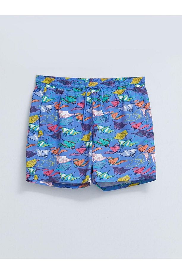 LCW SWIMWEAR Kısa Boy Baskılı Erkek Deniz Şortu - 6