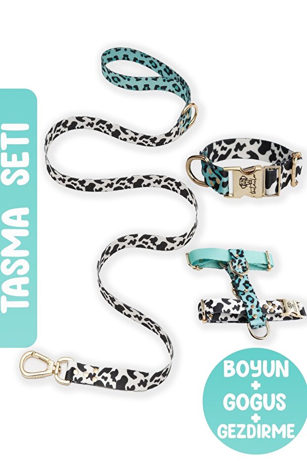 Anti-Escape Collar Mix 3-Piece Collar Set Chest Collar - Neck Collar and Travel Collar