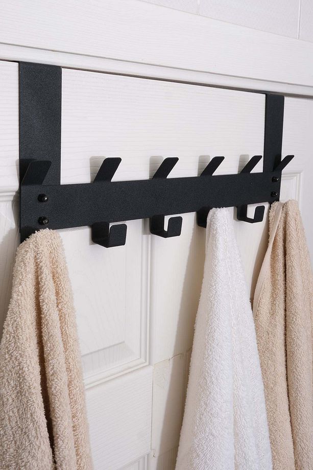 Metal Amerikan Kapı Arkası Vidalı Askılık Organizer Askılık Ve Banyo Kapı Arkası Askılık Mt69s - 1