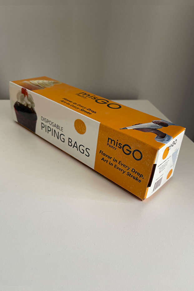 Misgo Pastry Krema Sıkma Torbası Orta Boy 72 / 1. Sınıf Sızdırmaz Krema Torbası 72 Adet - 4