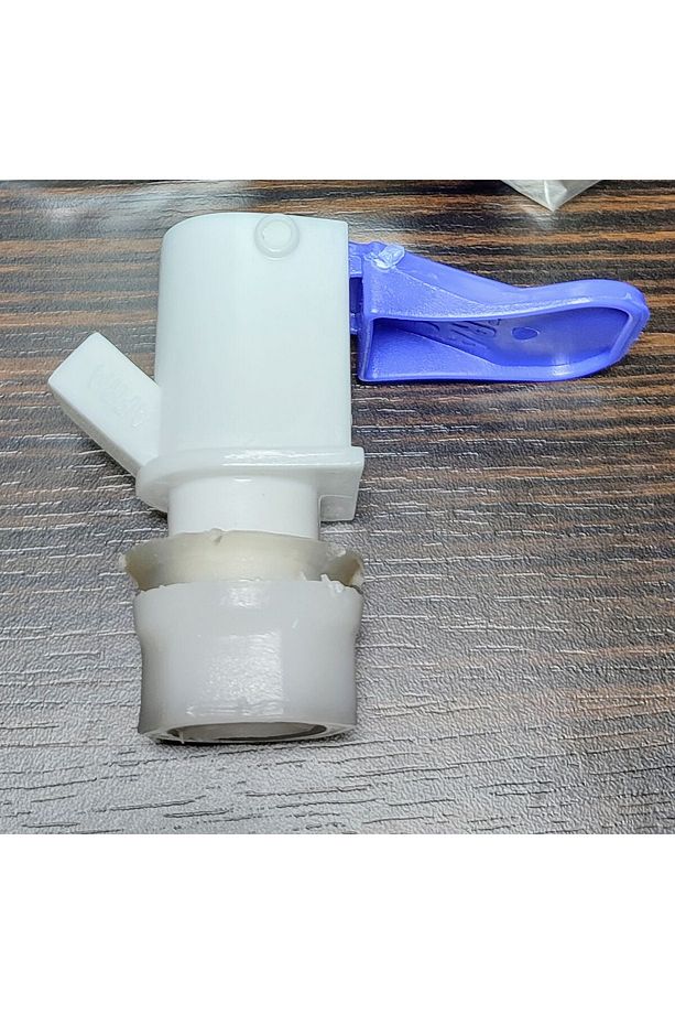 mandallı plastik termos musluğu aç kapa termus çeşmesi 2 boy mavi termoslara uyumludur - 1