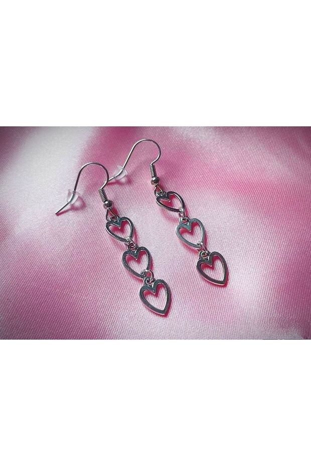 Vintage heart earrings
