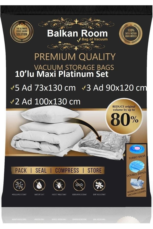 Vacuum Bag 10 Pieces Maxi Platinum Set Vacuum Bag Vacuum Bag