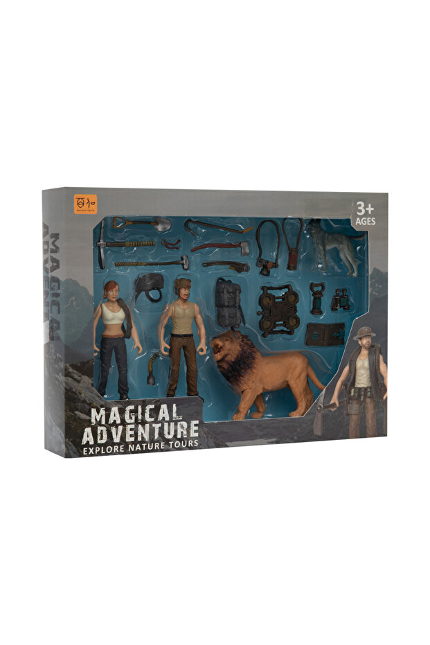 2'li Figürlü Aslanlı Savunma Seti - 4