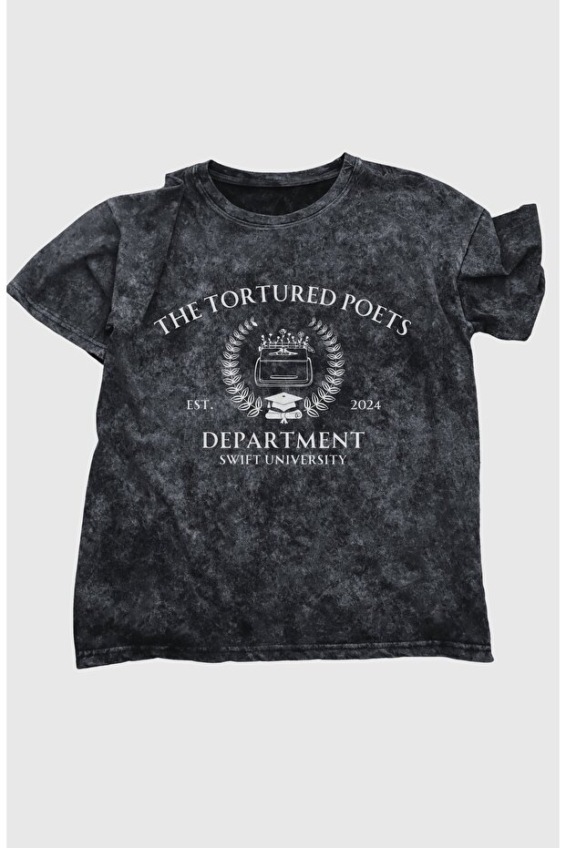 Unisex Ttpd Swift University 2024 Album Printed Washable T-Shirt,Oversize Ts Printed Distressed T-Shirt