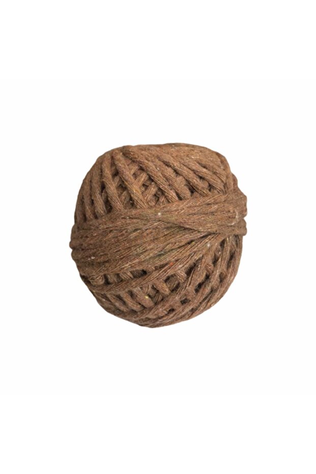3 mm Dark Brown Scalable Single Twist Cotton Macrame Thread (between 110-120 Grams)