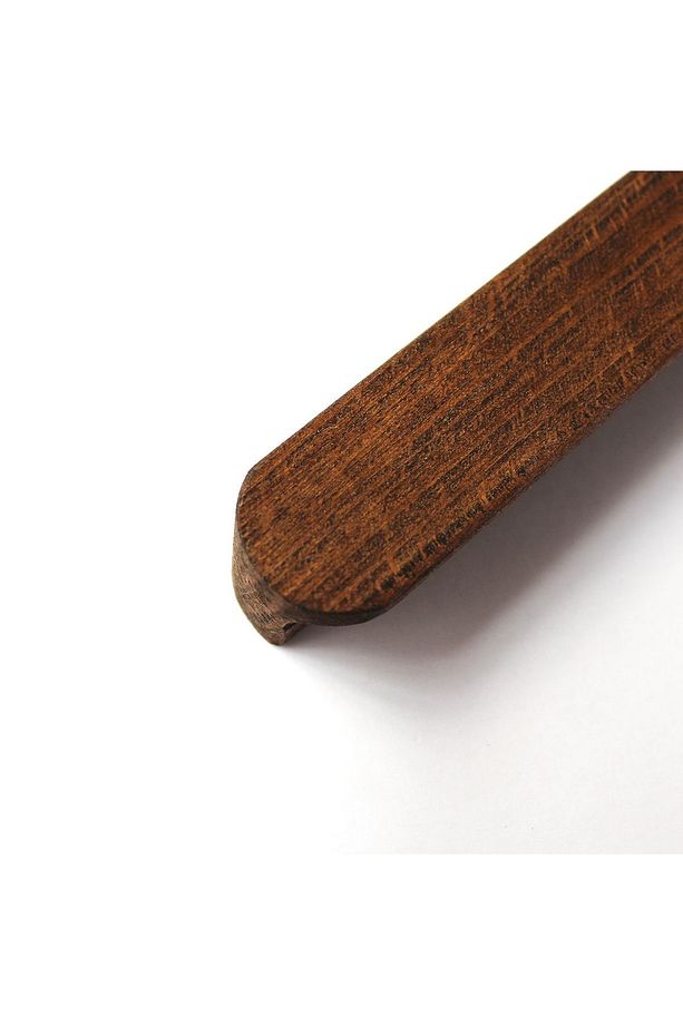 6 Adet Curved Ahşap Kulp 19,2 Cm (192 MM) Çekmece Kulpu Modern Dolap Kolu Mobilya Kulp Ceviz - 4