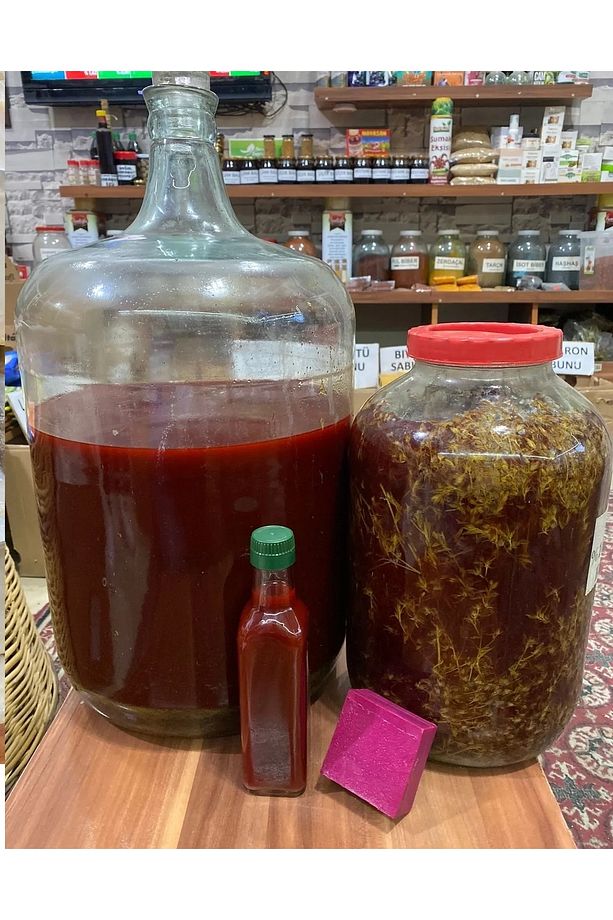 Hakiki Saf Sarı Kantaron Yağı 250ml El Yapımı Içilebilir Sürülebilir Hakikı Kırmızı Kantoron Yağı - 2