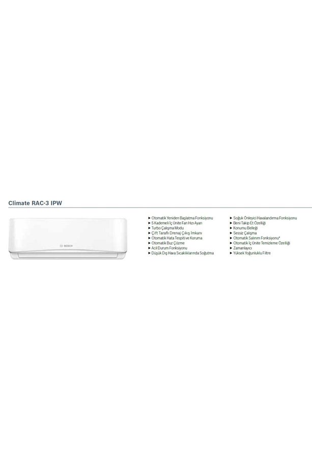 Multi Split Inverter Klima 1+2 Kombin (iç Ünite 9+9) 18000 Btu Dış Ünite - 3