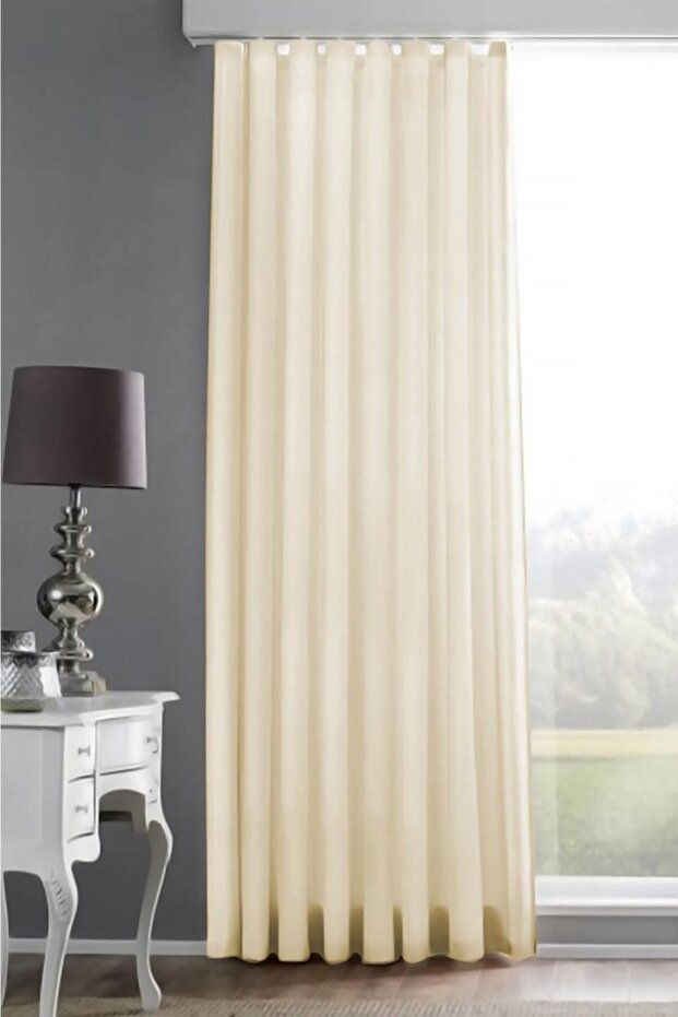 Satin Sunshade Curtain Cream Enxboy Optional Aylas