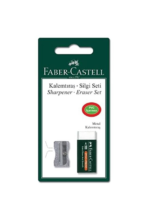Faber-castell Eraser and Metal Pencil Sharpener Set5500185685