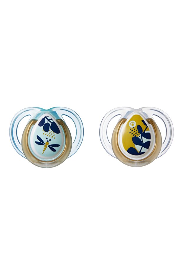 2X Fashion Pacifier 0-6 Months Turquoise