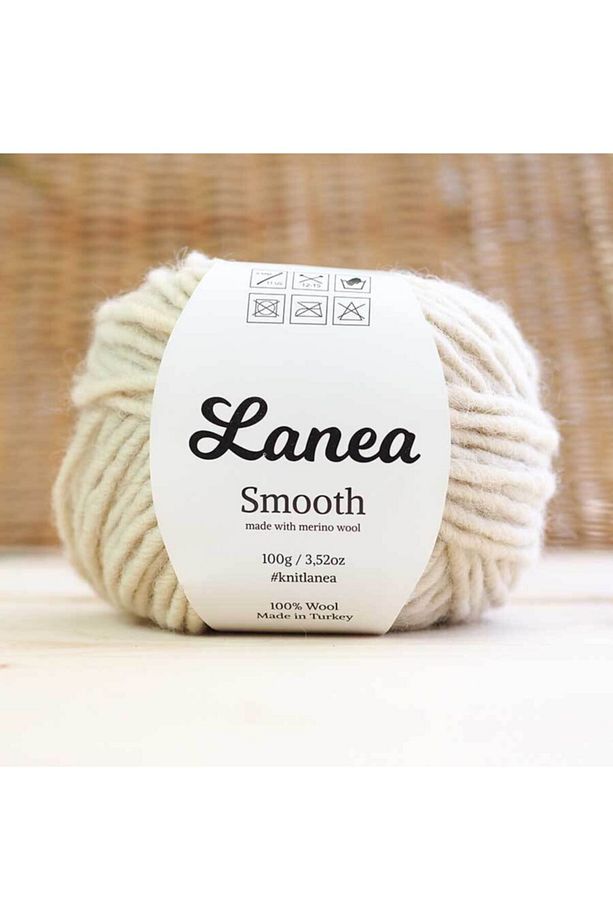Smooth Merino Yün Ip / 30 Ekru - 3