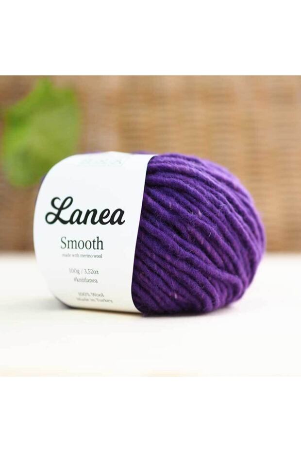 Smooth Merino Yün Ip / 34 Mor Kırçıllı - 1