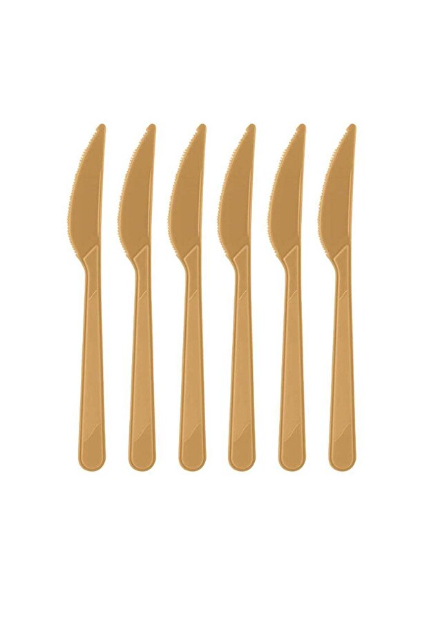 Roll Up Plastic Gold Blade 10pcs