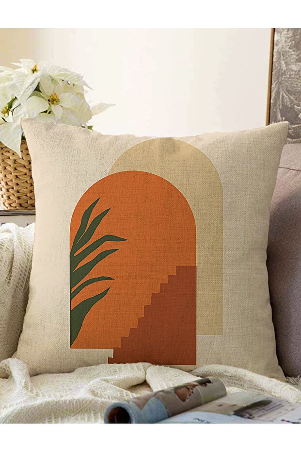 Artistic Special Design Digital Printed Modern Raschel Knitted Pillow Throw Pillow Cover