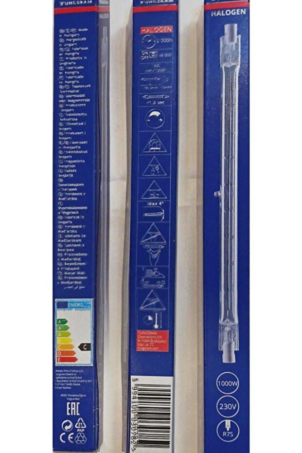 Ampül Halogen 1000 W R7s Duylu (1 Adet ) - 1