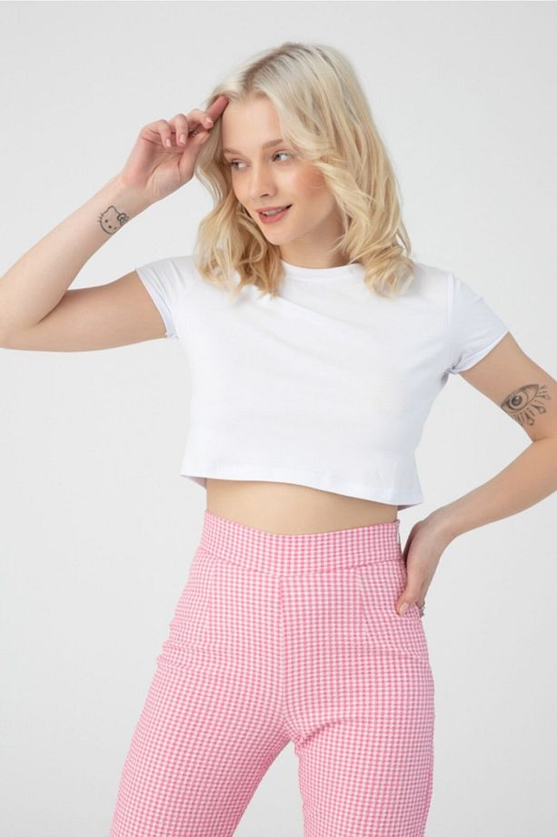 Kısa Kollu Crop - 2