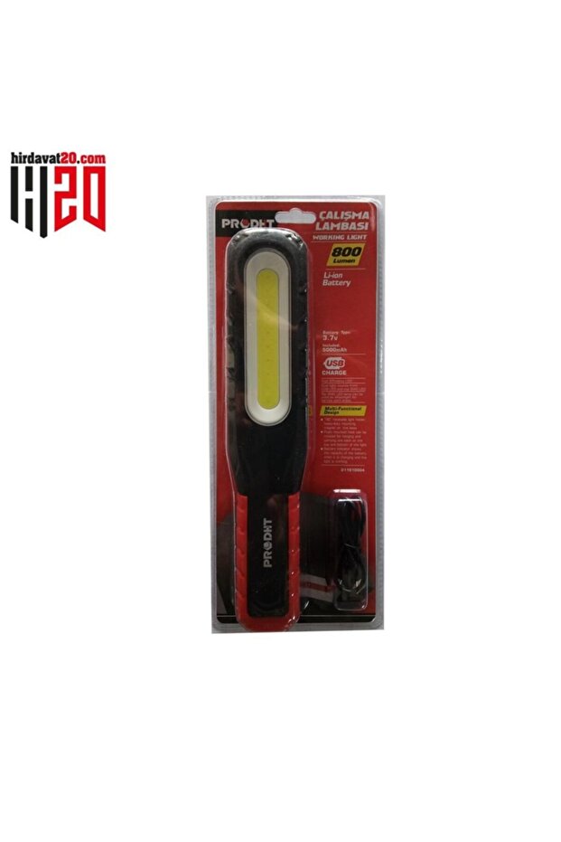 800 Lümen Mıknatıslı Kancalı Çalışma Lambası D11010004 - 2