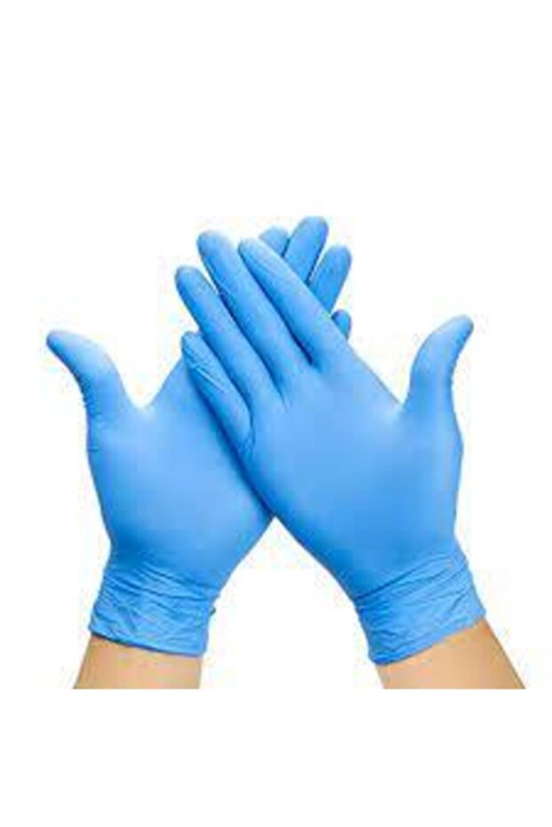 Latex Blue Gloves - 1