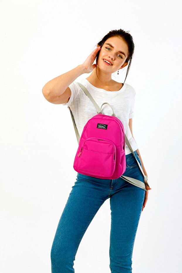 Sport Mini School Bag 31x23x16 Cm Fuchsia (k1261)