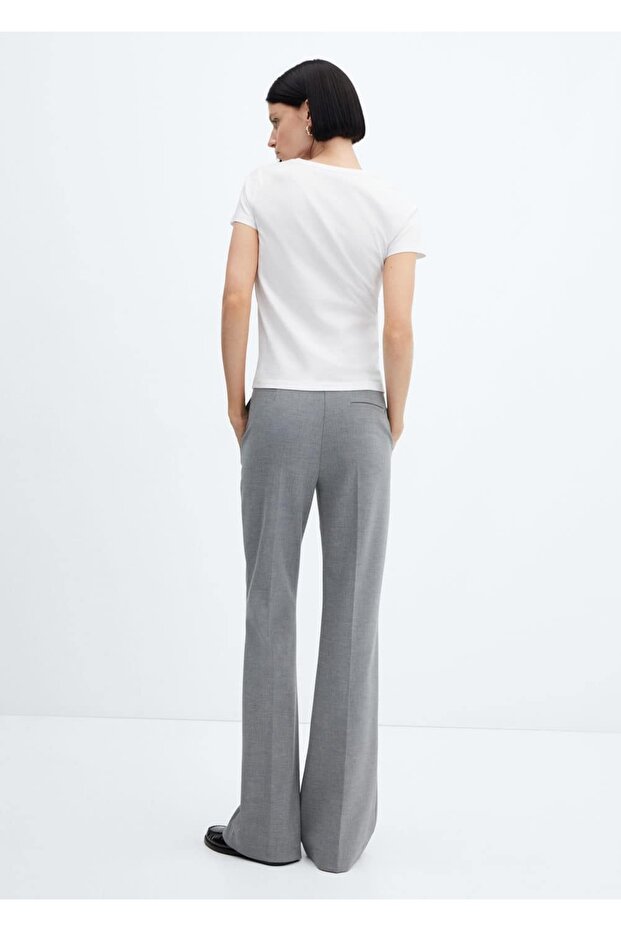 Pamuklu logolu tişört - 4