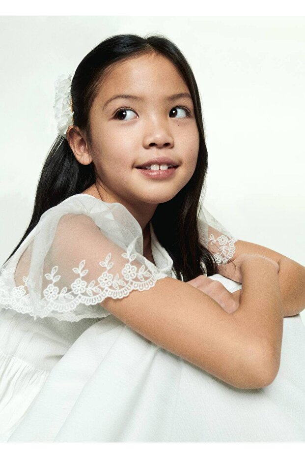 Çiçekli saç tokası - 3