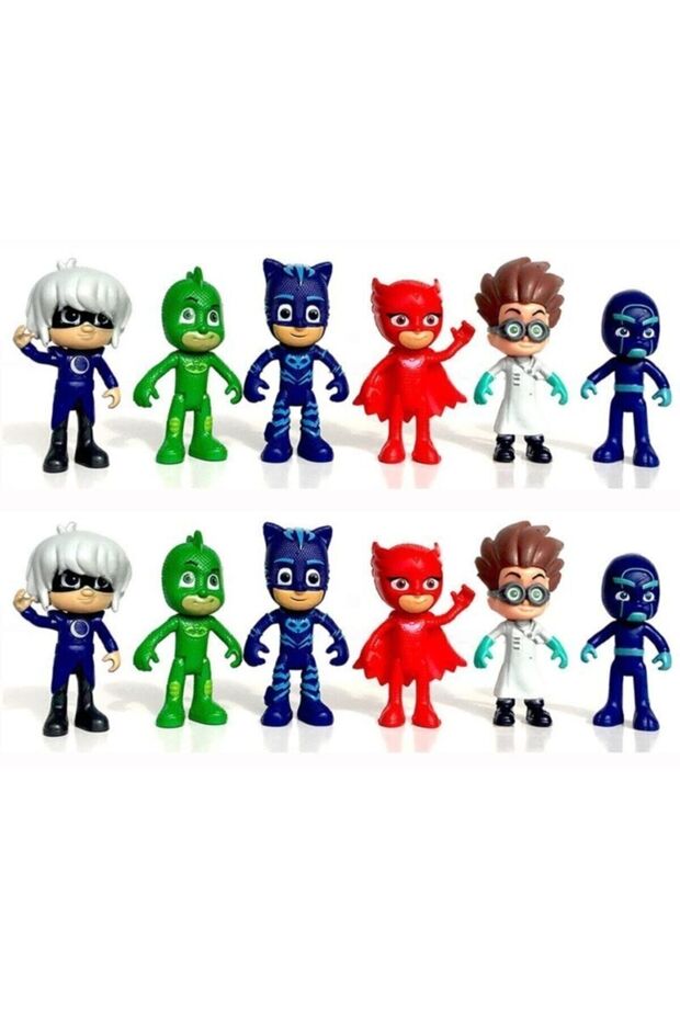 Pijamaskeliler 12 Parça Figür Set - 2