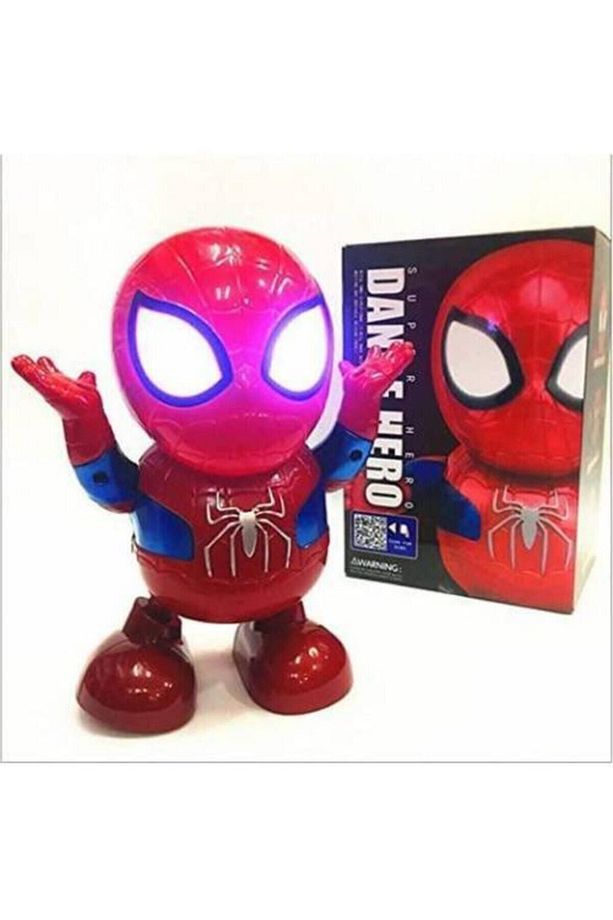 Spider Man Oyuncak Hareketli Işıklı Dans Eden Robot Örümcek Adam - 1