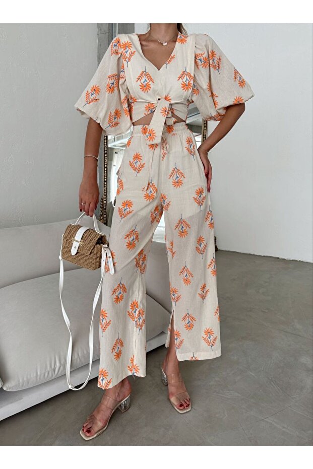 Women's Linen Double Set