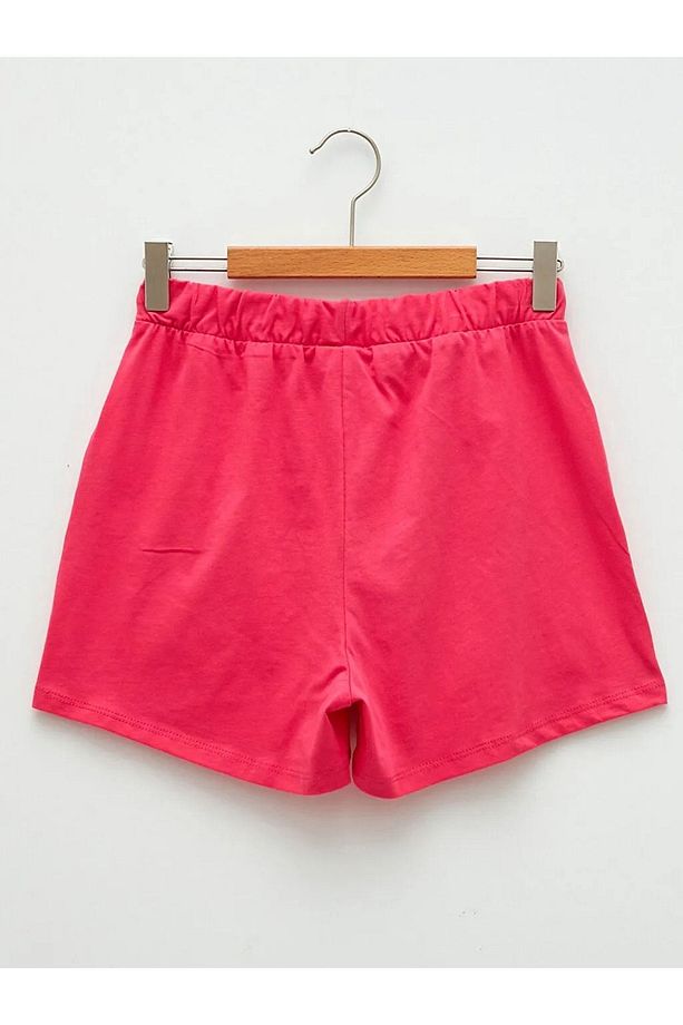 Lcw Kids Beli Lastikli Basic Pamuklu Kız Çocuk Şort - 2