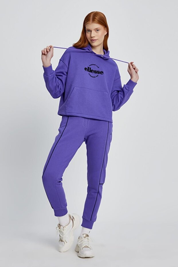 Kadın Kapüşonlu Sweatshirt EF037-PR - 1