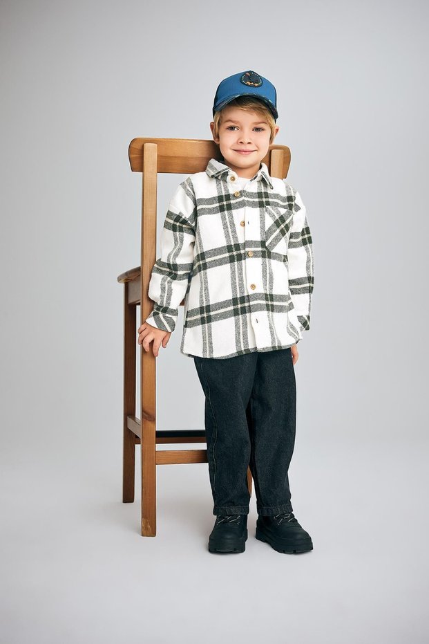Baby Boy Regular Fit Straight Leg Jean Trousers A7843A523Au