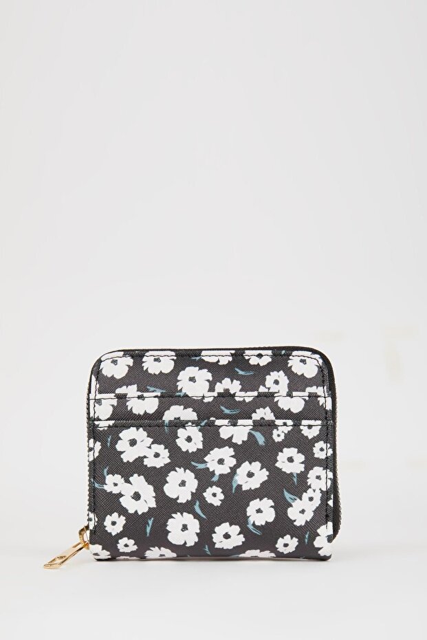 Women's Floral Faux Leather Wallet B1588axns