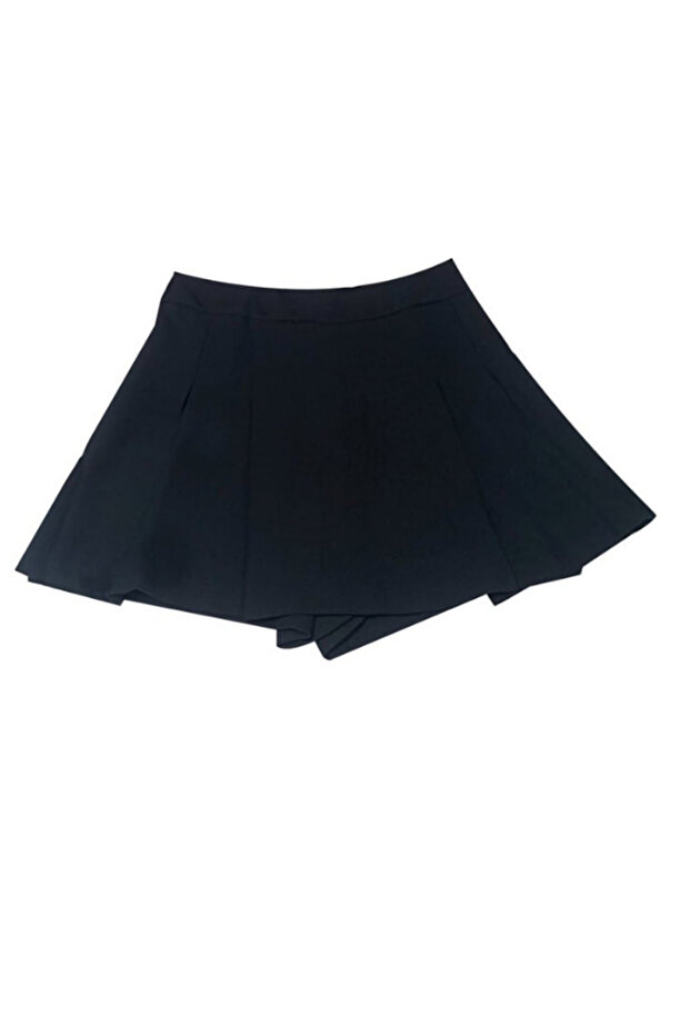 Kadın Pileli şort etek - 1