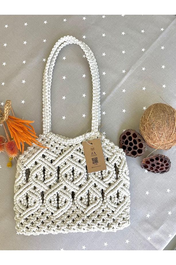 Makrome Tote Çanta - 3