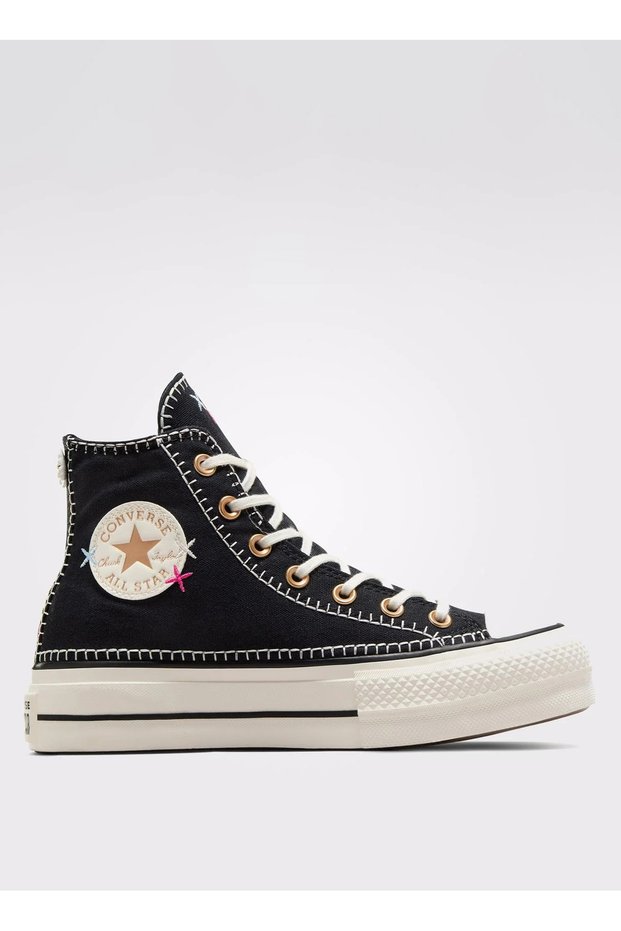 Women's Black Lifestyle Shoes A08731C.001-CHUCK TAYLOR ALL STAR L