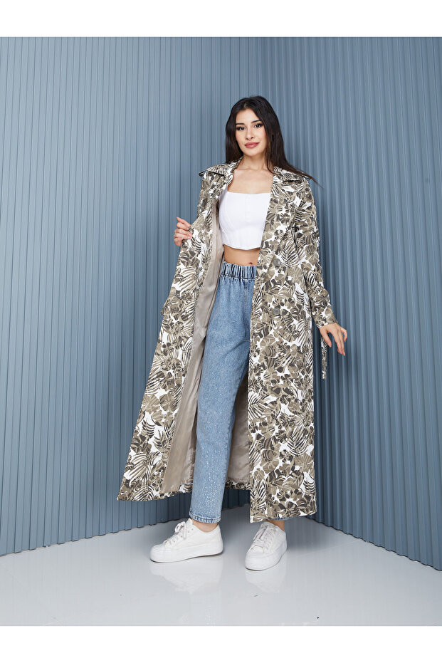 Trençkot Kamuflaj Oversize - 8