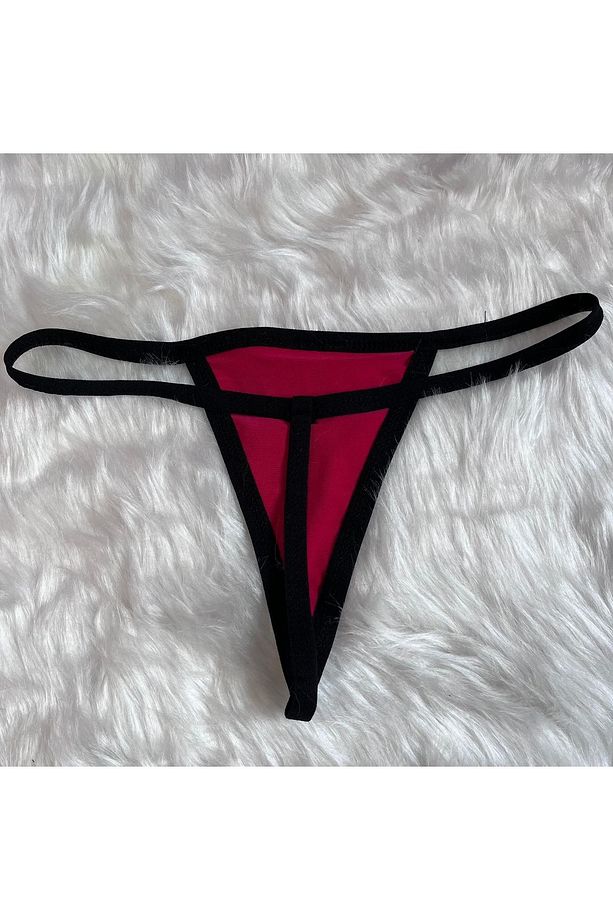 Yes Daddy Yazılı Fuşya T-String Tanga - 3