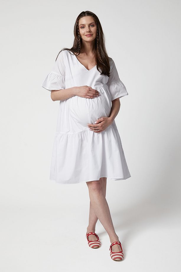 Freya Poplin Hamile Elbise - 3