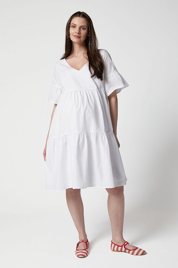 Freya Poplin Hamile Elbise - 5