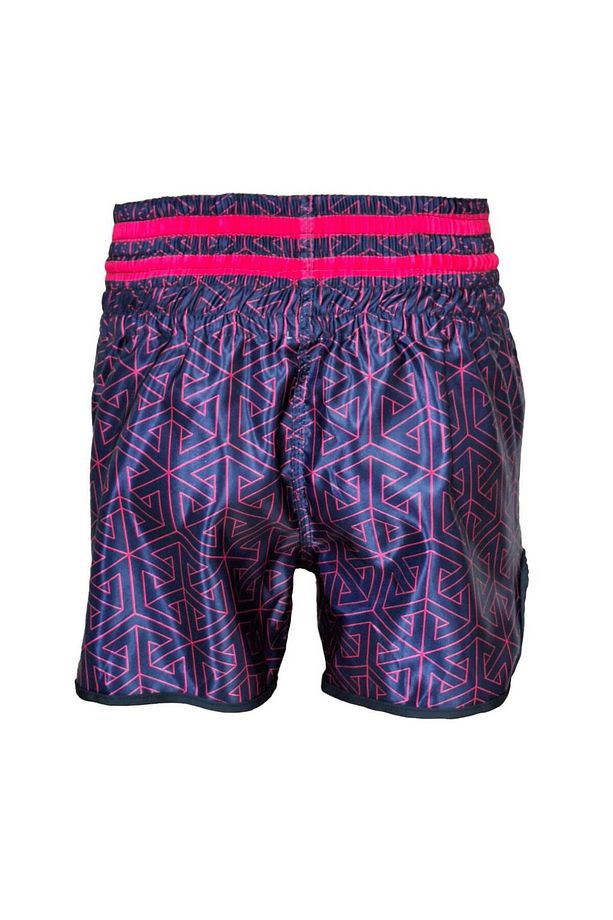 MT3442 Muay Thai Şortu Kick Boks Şort Neon Pembe Dijital Baskılı Şort - 3