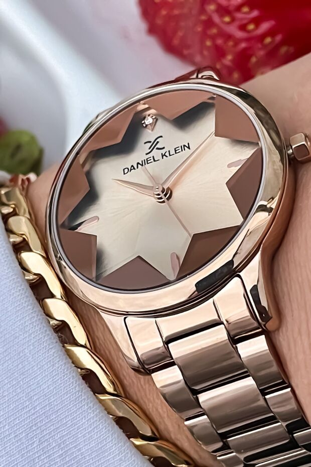 Kadın Çelik Kol Saati+bileklik Hediyeli - 1