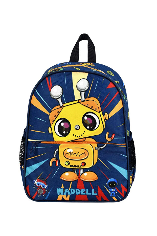 حقيبة ظهر لرياض الأطفال مرخصة بنمط روبوت - 4