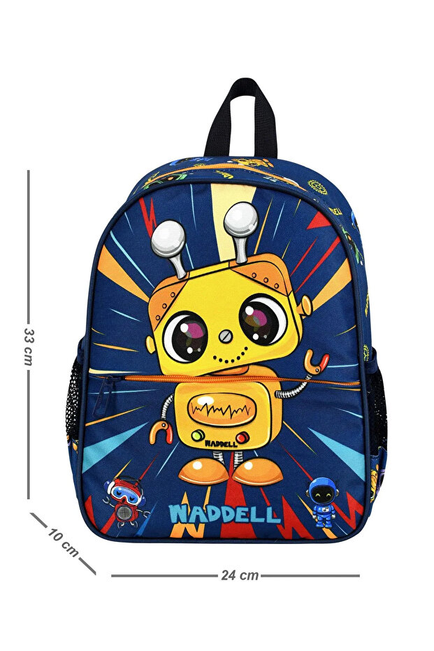 حقيبة ظهر لرياض الأطفال مرخصة بنمط روبوت - 2
