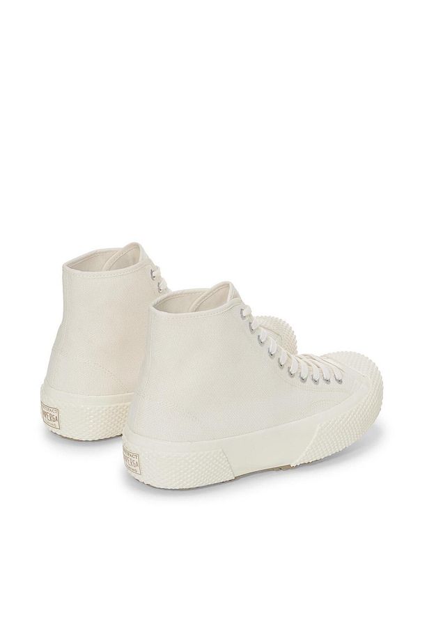 2435 Mil-Spec High Cut Cotton Canvas Unisex Beyaz Bilekli Sneaker - 3