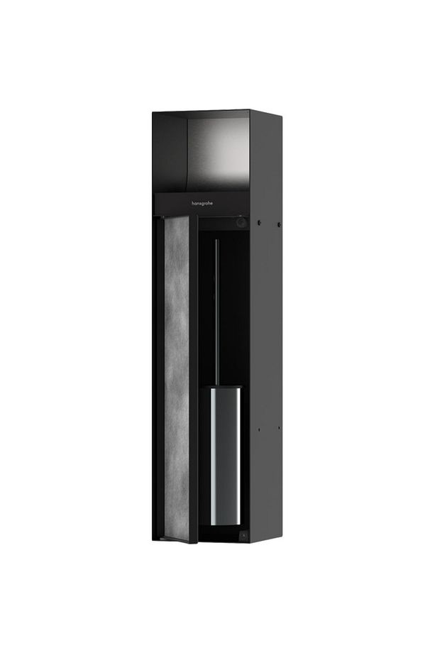 XtraStoris Rock Satin Siyah Ankastre Tuvalet Fırçalığı ve Kağıtlığı 56062670 - 1