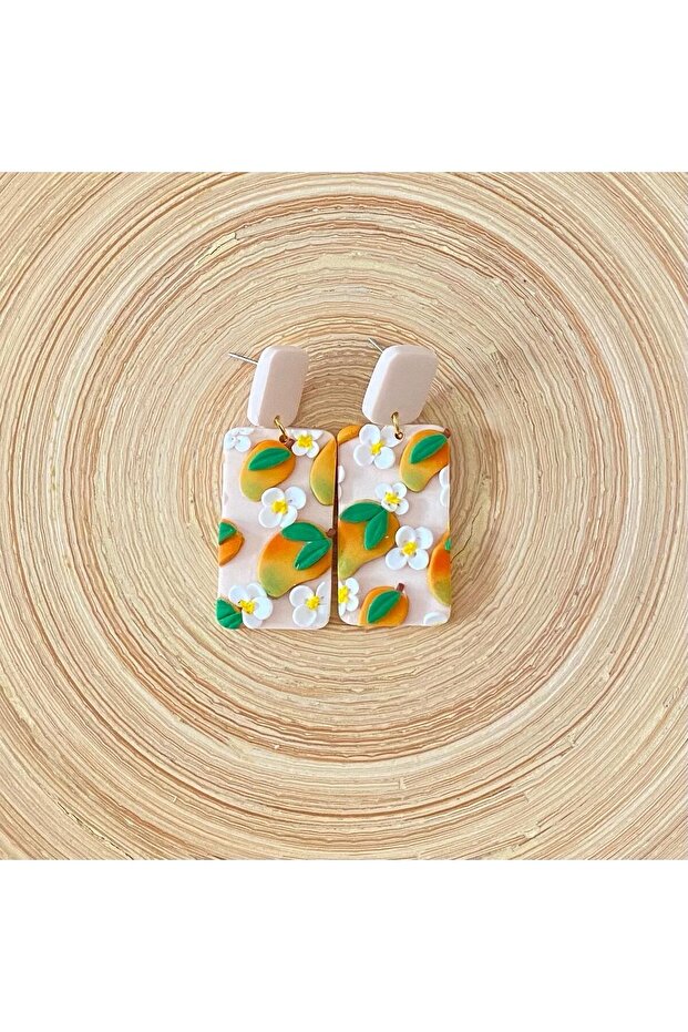 Mango Desenli Küpe - 1