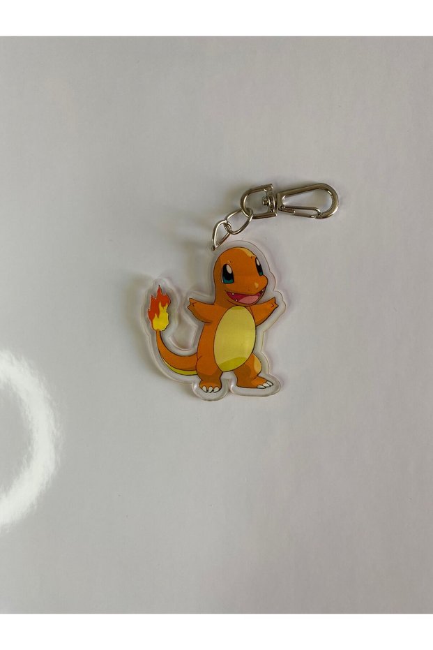 Pokemon Charmander Anime Patterned Keychain - Bag Ornament